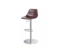 GEK208130 Multiusos Sillas de Bar Sillas de Isla de Lujo Ligeras de elevación Minimalistas de Cuero for el hogar Sillas de Patas Altas Taburetes Moderno