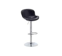 GEK208130 Multiusos Taburete Alto de Bar Home Island, Silla Alta for recepción, cajero, Silla de Bar giratoria, Silla de Bar elevable de Lujo Ligera Moderno(Negro)