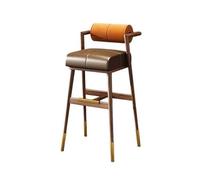 GEK208130 Multiusos Taburete de Bar de Madera de Lujo Ligero Taburetes Altos de Bar Taburetes de Bar Delanteros Taburetes de Bar Simples Retro Sillas Altas escandinavas Moderno