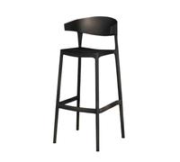 GEK208130 Multiusos Taburetes de Bar for Uso doméstico Taburetes Altos apilables for cafeterías y restaurantes Taburetes de Bar Modernos y Sencillos Taburetes Altos Moderno(Negro)