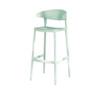 GEK208130 Multiusos Taburetes de Bar for Uso doméstico Taburetes Altos apilables for cafeterías y restaurantes Taburetes de Bar Modernos y Sencillos Taburetes Altos Moderno(Green)