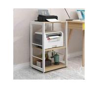GEK208130 Oficina Estante Ajustable for Impresora, Estante de Almacenamiento for Oficina, fotocopiadora, gabinete Escritorio, Piso a Techo Multicapa Mesa para Impresora