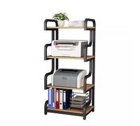 GEK208130 Oficina Estante for Impresora Multicapa, Organizador de Archivos Oficina, estantería Almacenamiento for el hogar, Copia, Estante Host for máquina Todo en uno Mesa para Impresora(Negro)