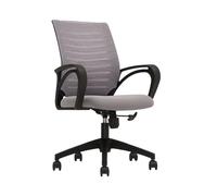 GEK208130 Sillas Escritorio Sillas de Oficina de Malla Transpirable, sillas de Escritorio de Oficina en casa con Respaldo Medio Ejecutivo ergonómico, Altura Ajustable Silla de Oficina(Grey)