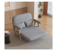 GEK208130 Sillón Cama Sofá Cama, sofá con reposabrazos, Moderno Respaldo Ajustable, sofás Convertibles for Salones, oficinas, Espacios pequeños, Pisos Dormitorio(Light Grey,100cm)