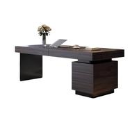 GEK208130 Simple Escritorio de Lujo Ligero Minimalista for el hogar, Estudio, Dormitorio, Escritorio de Madera ahumada, Mesa for pc, Escritorio de Oficina Simple de Alta Gama Escritura(200x70x75cm)