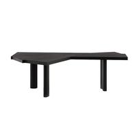GEK208130 Simple Escritorio de Madera Maciza con Forma de Jefe, Mesa de negociación de recepción, Banco de Trabajo, Escritorio de Estudio Minimalista Moderno Escritura(140 * 70 * 75.5cm)