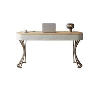 GEK208130 Simple Escritorio de Madera Maciza for Sala de Estar, Estudio, Oficina, Escritorio de Madera de Fresno, Moderno, Sencillo, Ligero, de Lujo, for el hogar, Mesa de PC, Escritorio Escritu