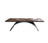 GEK208130 Simple Escritorio de Oficina de Madera Maciza, estación de Trabajo Boss, Escritorio for Ordenador portátil, Mesa Creativa for Libros con Patas de Luna Escritura(160 * 70 * 75cm)