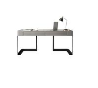 GEK208130 Simple Escritorio Minimalista con Placa de Roca Brillante, Moderno, Ligero, de Lujo, for Estudio, hogar, Escritorio pequeño for PC, Escritorio for Oficina Escritura(140 * 60 * 75CM)