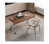 GEK208130 Simple Mesa de PC de Madera Maciza, Ligera, de Lujo, Moderna y Sencilla, for el hogar, la Oficina, el Dormitorio, la Sala de Estudio, la Mesa de Estudio Escritura(Bruin,120x60x74cm)