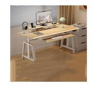 GEK208130 Simple Mesa elevadora eléctrica Inteligente, Escritorio for computadora de Oficina, Mesa de Juego for el hogar Escritura(Yellow,120 * 60 * 66-95CM)
