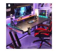 GEK208130 Simple Original - Mesa de escritorio de fibra de carbono para el hogar, dormitorio, mesa de juegos en vivo, juego de mesa y silla para escribir (120 x 60 x 75 cm)