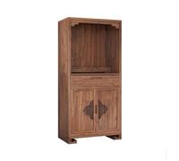GEK208130 Soporte para el Santuario Armario Vertical for Santuario de Buda en Sala de Estar Interior, Estilo Chino, con Quemador for ofrendas de Riqueza. Mesa de Altar(Medio)