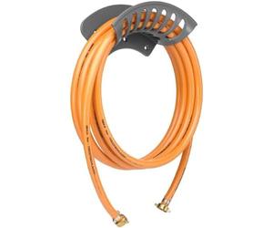 GEKA Juego de calderas con manguera de PVC, 1/2", longitud de manguera de 5 metros, con soporte de pared, juego de manguera, 13.8214.9