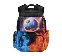 Gekhuqory Mochila Soccer Stars para hombre, Patrón de llama, M, Clásico