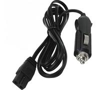 GeKLok Refrigerador de coche Cool Box Mini Refrigerador Cable de plomo, 2 m 12 V DC Reemplazo enfriador de coche Cool Box Mini refrigerador enchufe cable para caja fría (negro)