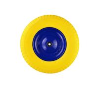 Geko g71023 rueda pu, 4.00-8 flor, multicolor