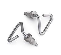 GEKU FIT Accesorios de barra de bandas de resistencia, asas de fitness, accesorio de barra de entrenamiento desmontable, solo disponible para productos GEKU FIT (2 ganchos)