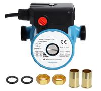 Gekufa Circulador Calefacción LRS15/6-130, Bomba de Circulación 220 V, Circulador Agua Caliente Sanitaria de Tres Velocidades 46/67/93 W, Circulador Calefacción Central Max Cabeza 6 m