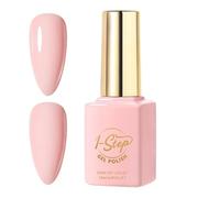 Gel - 12 ml Nude 1 Paso Gel Nail, Quick Dry LED UV Nail Color, Glossy Long Lasting Manicure Art Gels, Base Coat Finish Nails Beauty Care, Salon Style Nails for Girls Women Summer Use