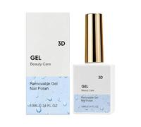 Gel 3D Gota de Lluvia | 10ml Soak Off UV LED No Wipe Curado Rápido para Uñas | Rain Drop Capa | para Manicura DIY, Hogar, Salón, Mujeres, Niñas, Principiantes, Técnicos, Práctica, Cuidado
