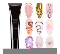 Gel 3D Nail Art |15 ml Rhinestone Glue Gel Multifuncional Escultura Escultura Nail Glue Gels Nail Glue Gels Nail Gels 5D Repujado Candy-Gels DI-Y Diseño de Uñas
