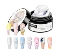 Gel 3D para el Esculpido de Uñas | Suministros de Manicura no Adherentes,Gel 3D de Uñas Escultura - Principiantes, Profesionales, Chicas, Damas, Esposas, Madres, Estudiantes, Mujeres, Hogar, Salón,
