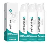 Gel antitranspirante - Gel transparente antitranspirante, antisudor, contra la fuerte sudoración en cabeza, axilas y cuerpo, antitranspirantes faciales para hombres y mujeres (3)