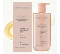 Gel autobronceador transparente para rostro y cuerpo; bronceador sin sol, ligero e hidratante; fórmula humectante de fácil aplicación, apto para todo tipo de piel.