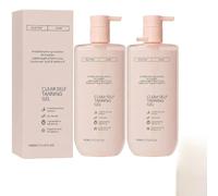Gel autobronceador transparente para rostro y cuerpo. Uso diario para un bronceado natural gradual. Fórmula hidratante. Apto para todo tipo de piel.