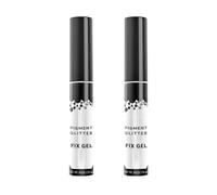 Gel Base para Sombra de Ojos Glitter 2 Piezas, Adhesivo Cosmético | Fijador de Sombras de Ojos, Formato Portátil, Uso Delicado, para Amigas