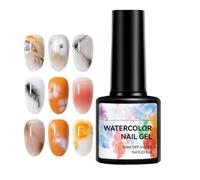 Gel Blooming - esmalte de uñas de acuarela | 7 ml de gel de arte | Pintura de manicura de efecto de propagación para la creatividad | Suministros de uñas | Accesorio de cuidado personal de bricolaje