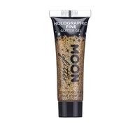 Gel Brillante Holográfico para la Cara y el Cuerpo por Moon Glitter - 12ml - Oro Rosado - Pintura Facial Brillante