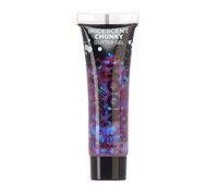 Gel brillo iridiscente para la cara y el cuerpo de Moon Glitter - 12ml - Púrpura - Pintura Facial Brillante