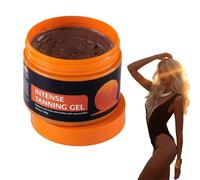 Gel bronceado intensivo de bronce bronceado Flexehah, Blissshe Skin Geles intensos de bronce, Acelerador intensivo de bronceado, loción de crema de plumas naturales (1pc)
