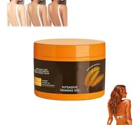 Gel bronceador intensivo de lujo, gel bronceador de zanahoria, protector solar acelerador del bronceado Shine Brown, gel autobronceador de bronceado rápido for rostro y cuerpo.(1pc)