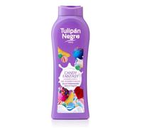 Tulipán Negro - gel de Baño Nutritivo e Hidratante Candy Fantasy 650 ml, Dulce y Deliciosa Fragancia