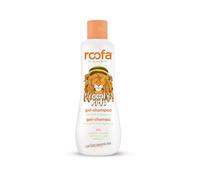 Gel Champú para Niños COOL KIDS, 300ml - Roofa Spain - 96.5% Natural con Aloe Vera y Pantenol, Aroma a Sorbete de Pera
