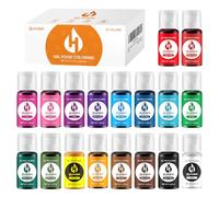Gel colorante alimentario - Gel colorante alimentario 18 colores x 0.45 onzas de colores de glaseado concentrado, tinte de color alimentario para hornear, glaseado, decoración de pasteles, glaseado