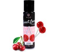 Secretplay Lubricante íntimo comestible en gel Sabor Piruleta de Cereza Sweet Love 60 ml
