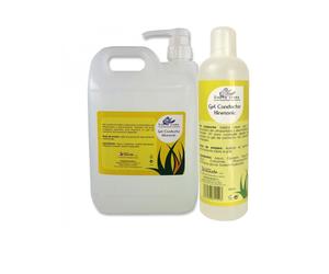 Gel conductor ideal para ultrasonidos Kinesonic 5 Kg (garrafa con dosificador) + 1 Bote de Gel Kinesonic 500 ml de REGALO