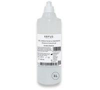 Gel conductor ultrasonidos y radiofrecuencia facial y corporal indicado para depiladora laser, depiladora luz pulsada, electroestimulador muscular, escuchar latido fetal, luz pulsada depilacion 1000ml