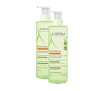Gel Corporal y Capilar A-Derma Exomega Control 2x500ml