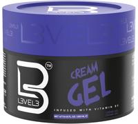 Gel Crema Level3 - Proporciona volumen y agarre medio - con vitaminas para nutrir y proteger el cabello Level3 - Crema de peinado para hombre nivel tres (250ml) (250ml)