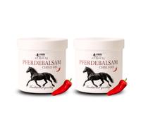 Gel/Crema Masaje Fisioterapia con Efecto Calor | para Dolores Musculares y Articulaciones especial para el Dolor de Espalda | Balsamo de Caballo que actua como Crema Antiinflamatoria (2 Unds)