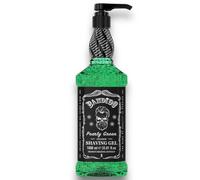 Gel de afeitar Bandido para hombre (1000 ml) transparente para hombre, afeitado preciso, no espumoso, para el contorno de la barba con cualquier hoja de afeitar, navaja de afeitar para hombre (verde