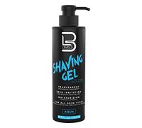 Gel de Afeitar L3VEL3 - Fórmula Transparente y Sin Espuma - Proporciona un Afeitado Limpio, Suave y Preciso - Ayuda a Prevenir Golpes de Afeitar y Pelos Encarnados - No Necesita Toalla Caliente - Aqua