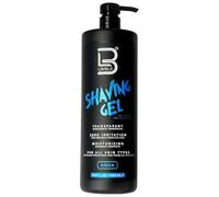Gel de afeitar nivel 3 - Gel de afeitar para maquinilla de afeitar - No irritante - Olor refrescante L3 - No necesita toalla caliente - Gel de afeitar Nivel 3 (Aqua - Grande)