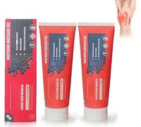 Gel de Alivio Avanzado y Crema de Masaje Calmante, Refrescante y No Graso, de Rápida Absorción, Soporte Muscular Rápido, para Rodillas, Zonas Lumbares, Cuello, Manos y Pies